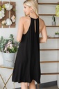 Black Crochet Mini