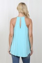 Aqua Crochet  Tank  back