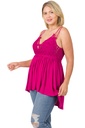 Lace Cami Tunic Magenta
