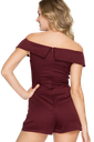 Off Shoulder Romper Back