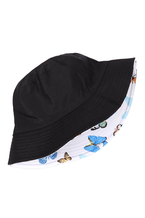 Reversible Bucket Hat White Reversed