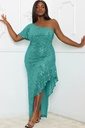 Sequin One Shoulder Maxi 2