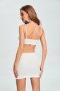 Solid Color Halter Dress Back