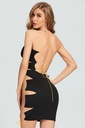 Asymmetric Hollow-out Sling Back