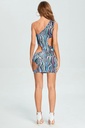 Printed Hollow-out Bodycon Back