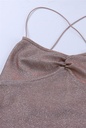 Spaghetti Strap Flowy Dress Close Top
