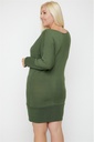 Dolman Sleeve Green Back
