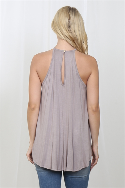 Mocha Crochet  Tunic Back