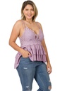 Lace Ruffle Top side