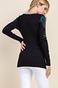Long Sleeve Cross Wings back