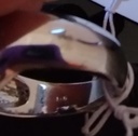 Sterling Silver Large Purple Heart Ring 2