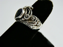 Sterling Silver Deep Purple Side