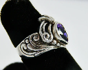 Sterling Silver Deep Purple Side 2