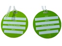 Luggage Tags Green back