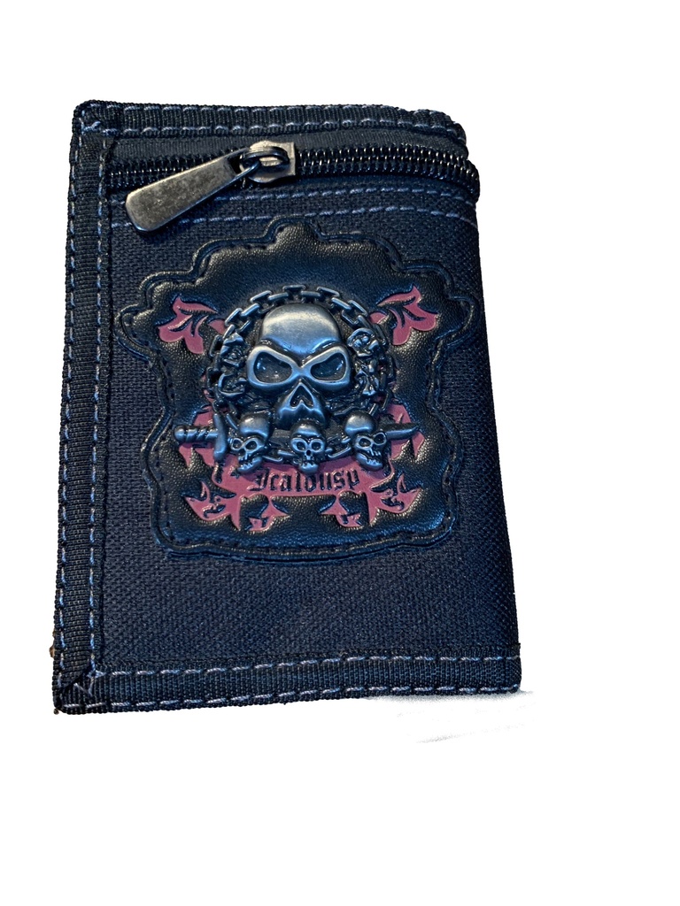  Skull Trifold Wallet