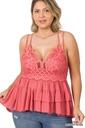  Lace Ruffle Top 