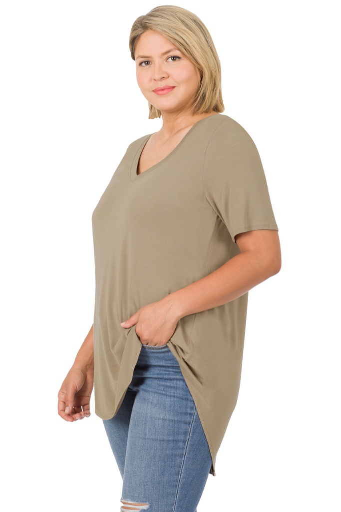  Luxe Short Sleeve V-neck 