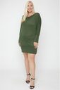 Dolman Sleeve Cowl Neck Dress