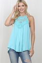 Crochet Trim Tunic