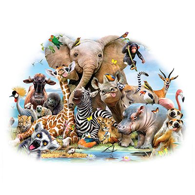 African Selfie Smile Adult Tan