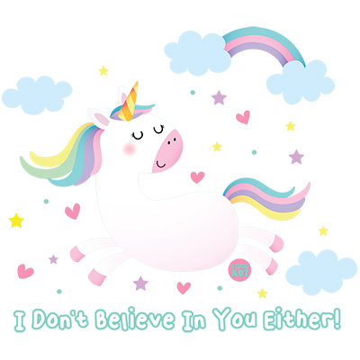 Don't Believe in You Unicorn T-Shirt Youth