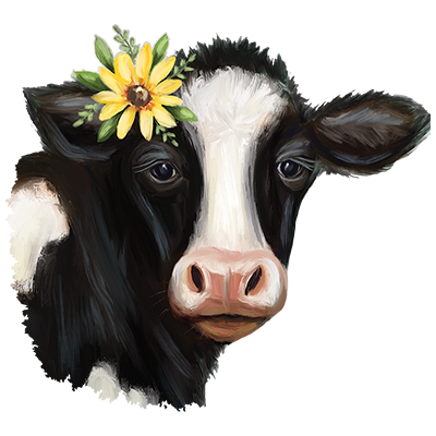 Daisy Cow Adult T-Shirt