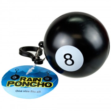  8 Ball Rain Poncho