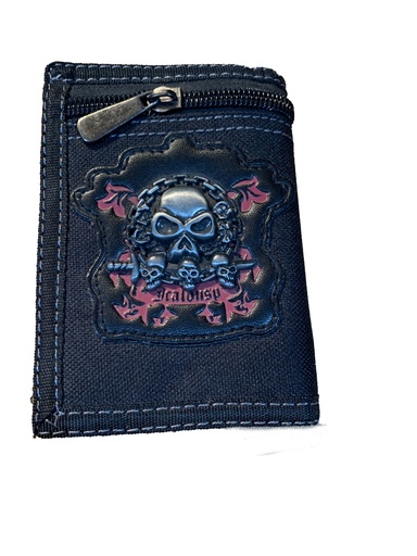  Skull Trifold Wallet