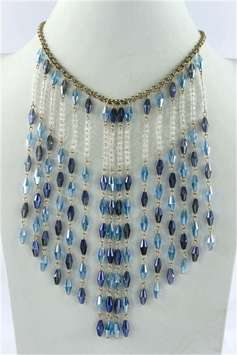  Blue Crystal Bib