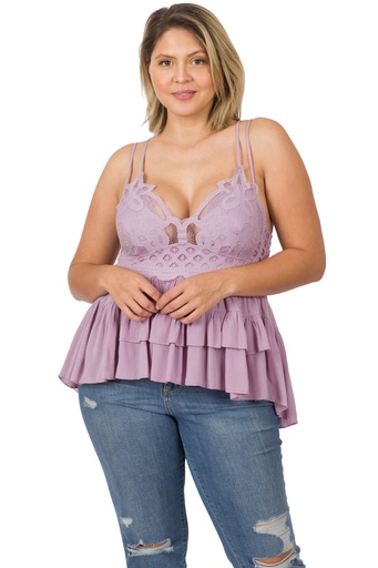  Lace Ruffle Top 