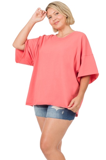 French Terry Drop Shoulder 
